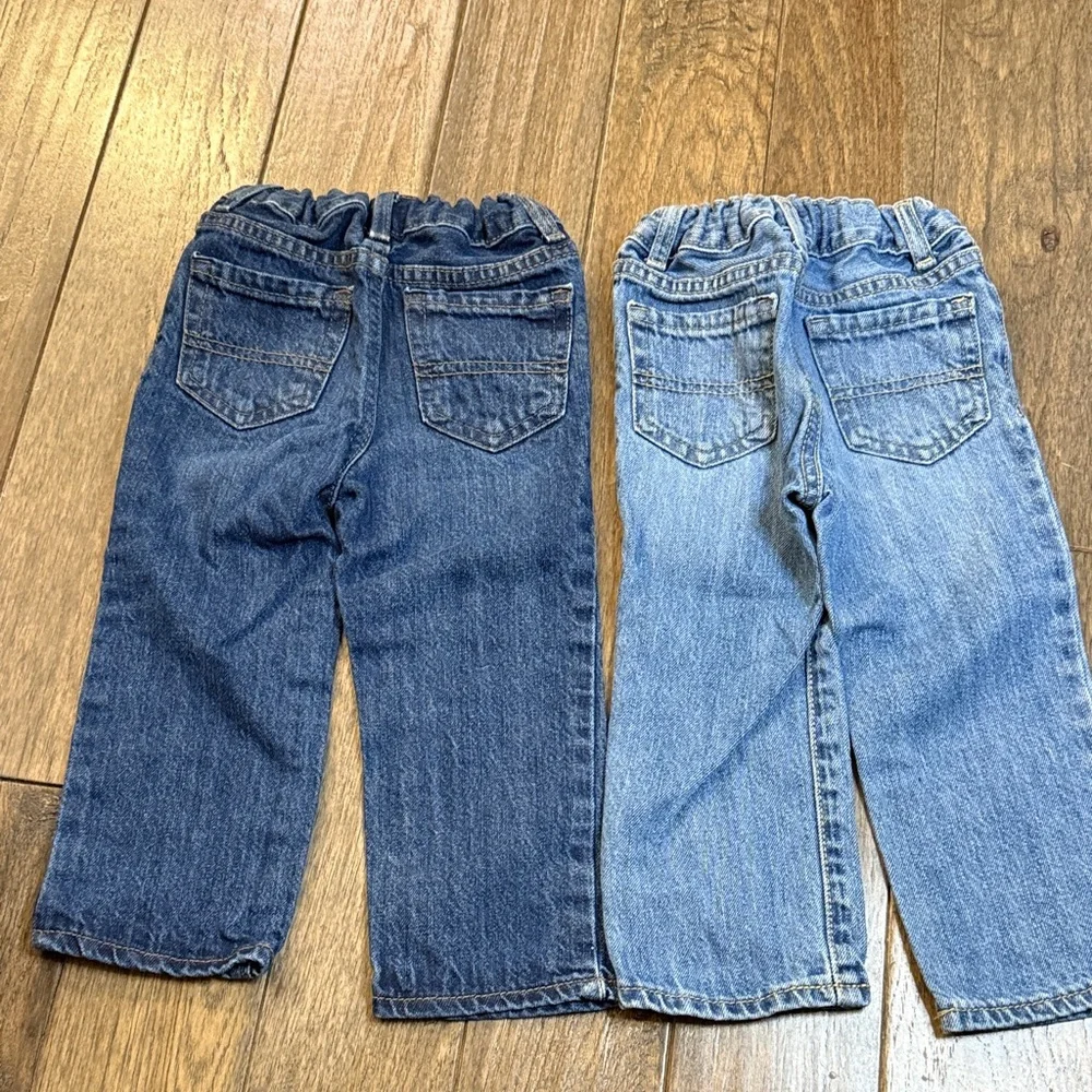The Children's Place Dark and Light‎ Blue Jeans Set